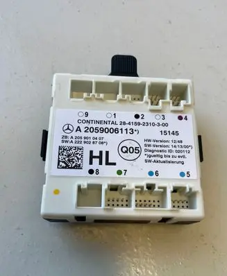 Mercedes-Benz C W205 Door control unit/module A2059006113 A2229028708 A2059010407