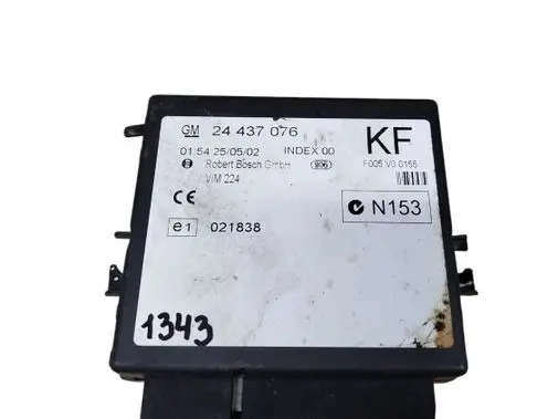 Opel Astra H Comfort/convenience module 24437076