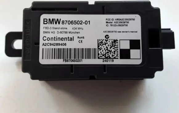 BMW X2 F39 Other relay 8706502