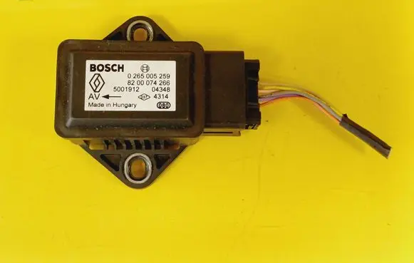 ESP acceleration yaw rate sensor