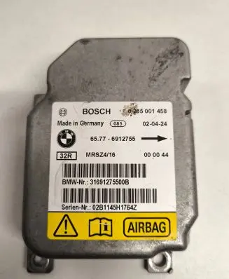 BMW 5 E60 E61 Airbag control unit/module 6912755 31691275500B 0285001458