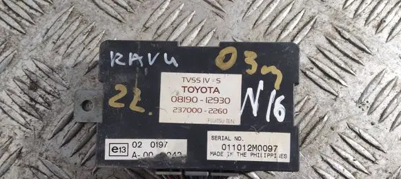 Toyota RAV 4 (XA20) Alarm control unit/module 0819012930 2370002260 011012M0097