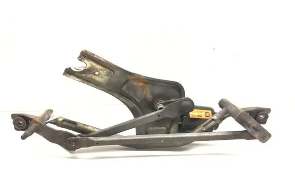 Front wiper linkage and motor