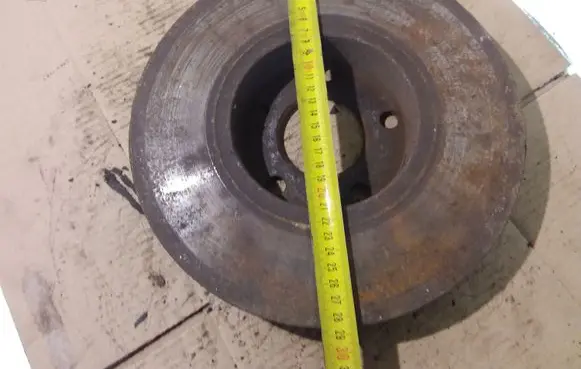 Audi A6 S6 C4 4A Rear brake disc