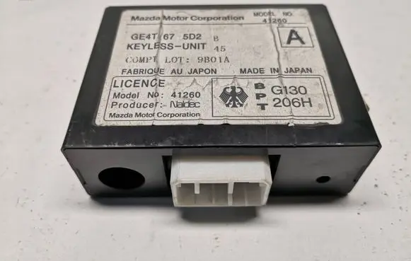 Mazda 626 Immobilizer control unit/module 41260 9B01A GE4T675D2