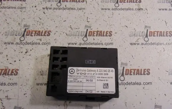 Mercedes-Benz S W220 Gateway control module A2205402545