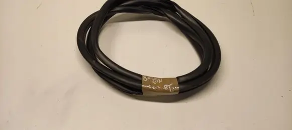 Rubber seal rear door