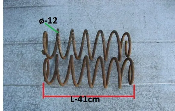 Volkswagen Santana Front coil spring W167421
