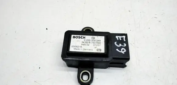 BMW 5 E39 ESP acceleration yaw rate sensor 6753694