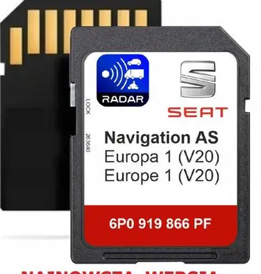 Seat Leon (5F) Navigation maps CD/DVD MIB2