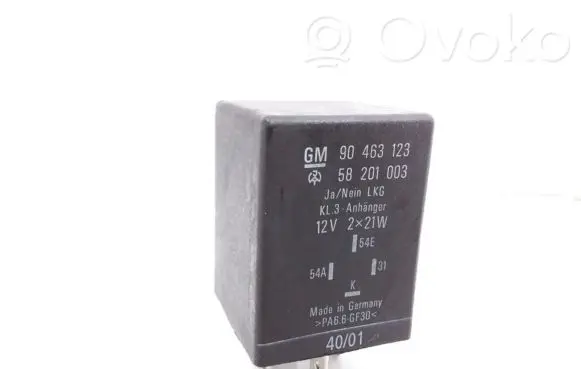 Opel Zafira A Other relay 90463123 58201003