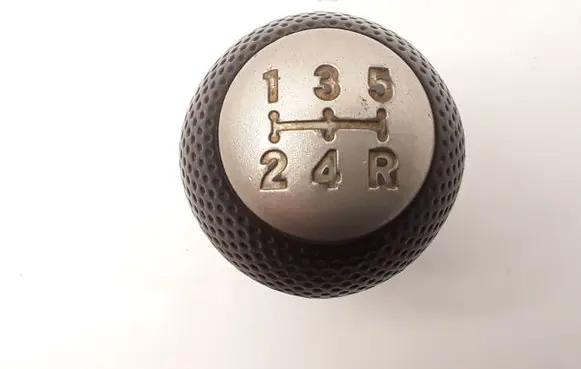 Gear lever shifter trim leather/knob