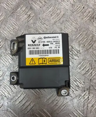 Dacia Duster Airbag control unit/module 8201385569 A2C738602004 THW3A22BPVX