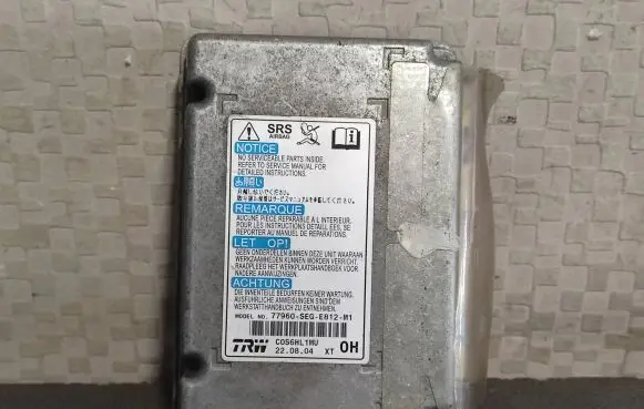 Honda Accord Airbag control unit/module 77960-SEG-E821-M1