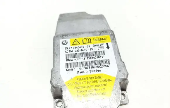 BMW 5 E60 E61 Airbag control unit/module 9145401 319145401011 220443125