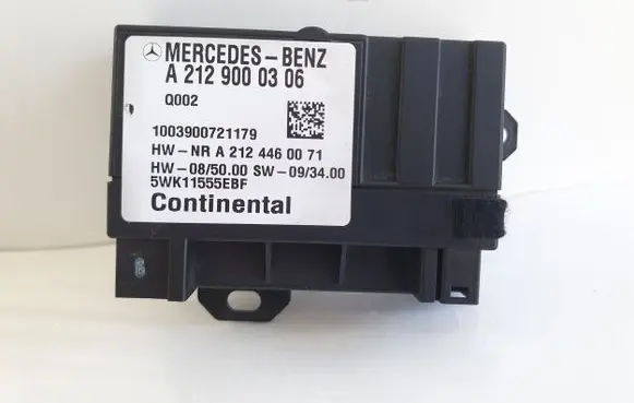 Mercedes-Benz E W212 Fuel injection pump control unit/module A2129000306 A2124460071