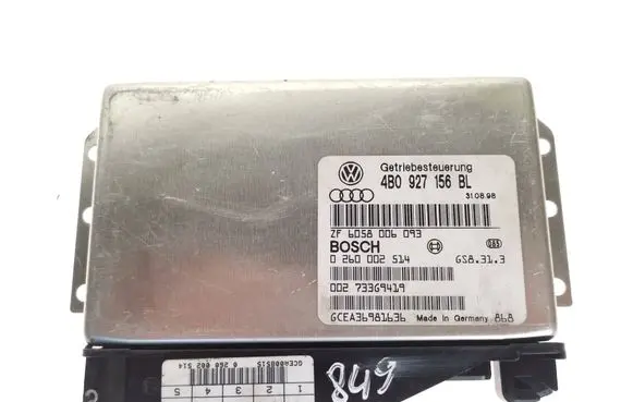 Audi A6 S6 C5 4B Gearbox control unit/module 4B0927156BL 0260002514 ZF6058006093