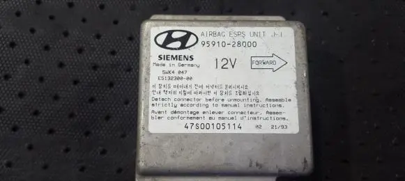Hyundai Elantra Airbag control unit/module 9591028000 95910-28000