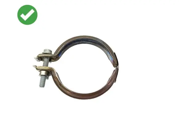 Audi A1 Muffler pipe connector clamp 