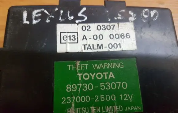 Lexus IS 200-300 Alarm control unit/module 8973053070 2370002500