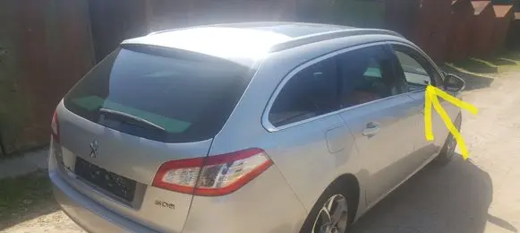 Peugeot 508 Front door window glass four-door AS2 FRONT-RIGHT