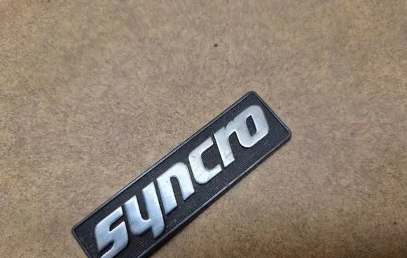 Volkswagen Golf II Other badges/marks 191853691 SYNCRO