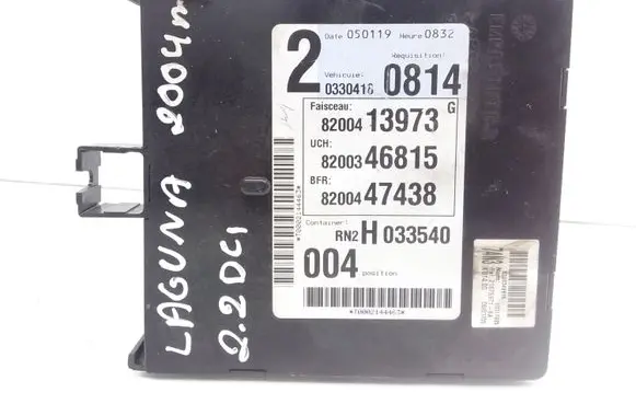 Renault Laguna II Fuse module 8200413973 8200346815 8200447438