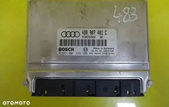 Audi A6 S6 C5 4B Engine control unit/module 4B0907401C 0281001836