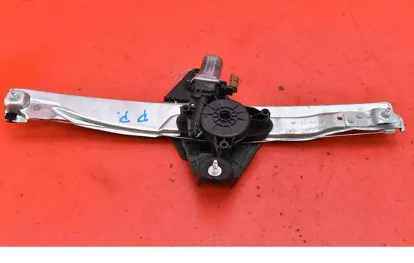 Dacia Sandero Front door window regulator with motor 807207678R