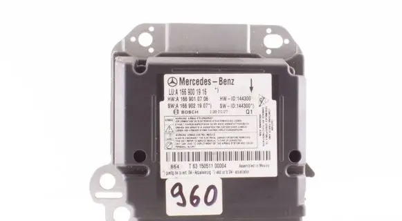 Mercedes-Benz GLE (W166 - C292) Airbag control unit/module A1669001916 A1669021907 0285013077