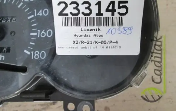 Hyundai Atos Prime Speedometer (instrument cluster)