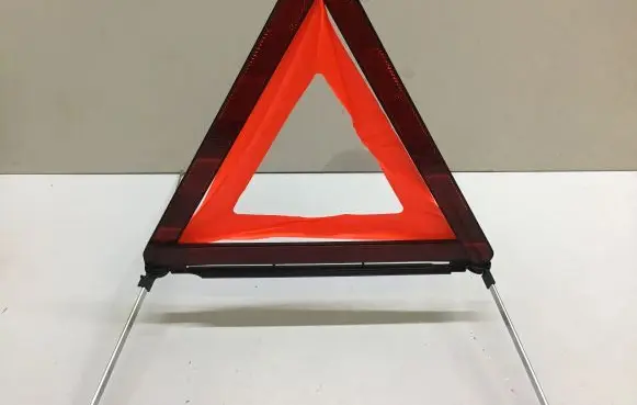 Emergency warning sign