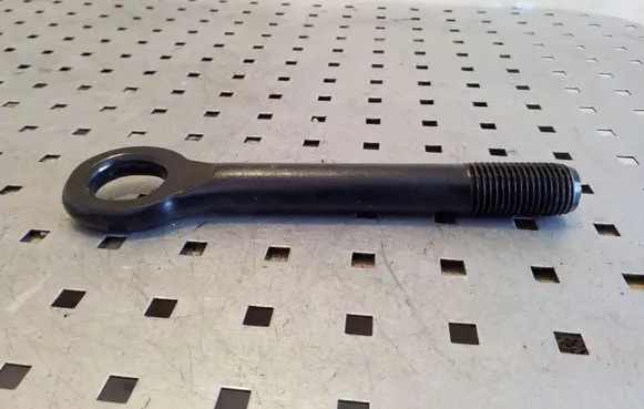Towing hook eye