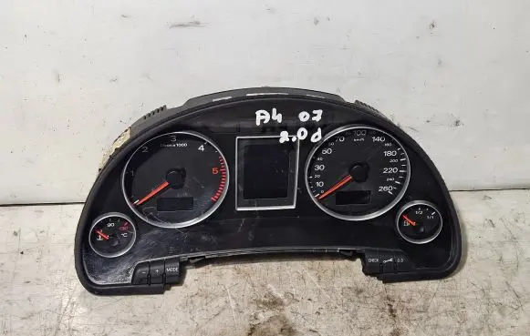 Audi A4 S4 B7 8E 8H Speedometer (instrument cluster) 8E0920901H