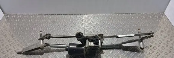 Front wiper linkage and motor