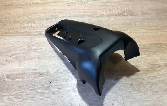 Steering wheel column trim
