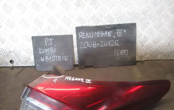 Renault Megane III Rear/tail lights set 