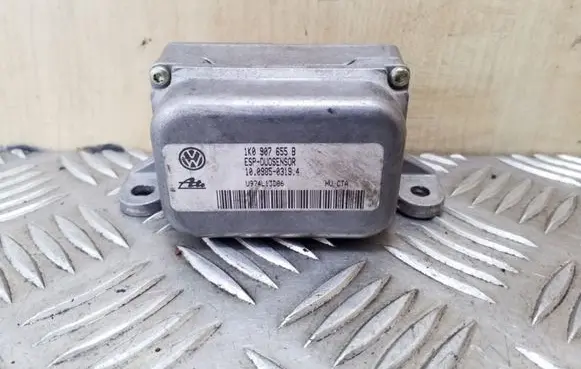 Volkswagen Touran I ESP acceleration yaw rate sensor 1K0907655B