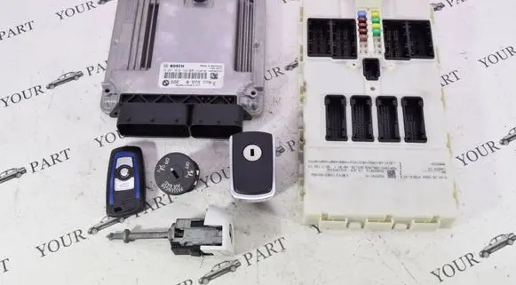 BMW 3 F30 F35 F31 Engine ECU kit and lock set 8573779 9324781