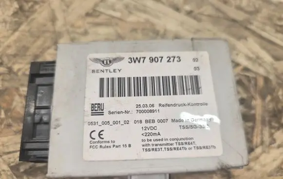 Bentley Flying Spur Tire pressure control unit 3W7907273