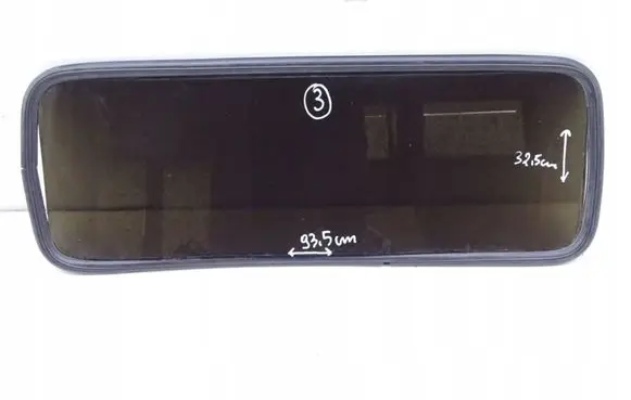 Opel Grandland X Rear door window glass