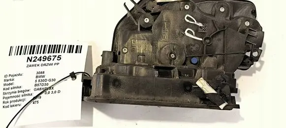 BMW 5 G30 G31 Front door lock 7477688