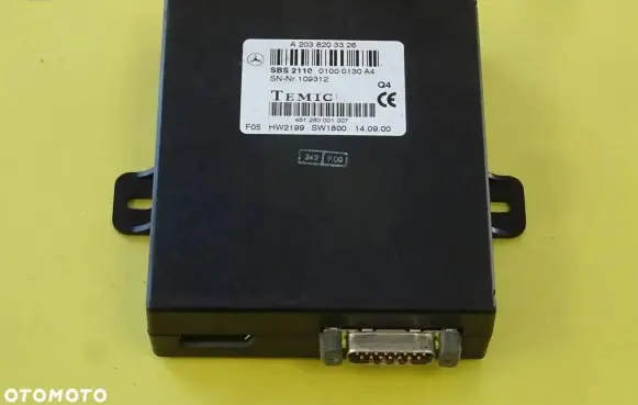 Mercedes-Benz S W220 Voice control module A2038203326