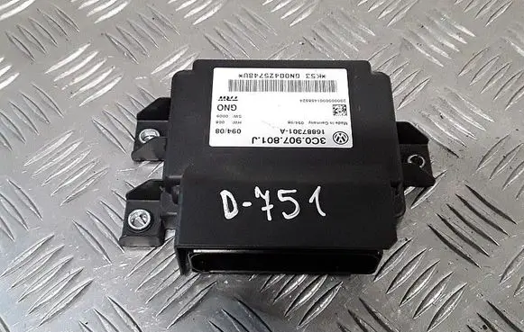 Volkswagen PASSAT B6 Hand brake control module 3C0907801J