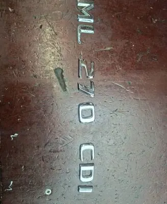 Mercedes-Benz ML W163 Rear loading door model letters EMBL