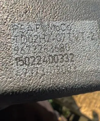 Citroen C3 Turbo 9673283680