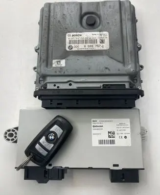 BMW 5 GT F07 Engine ECU kit and lock set 8509757 030034747 0281016728