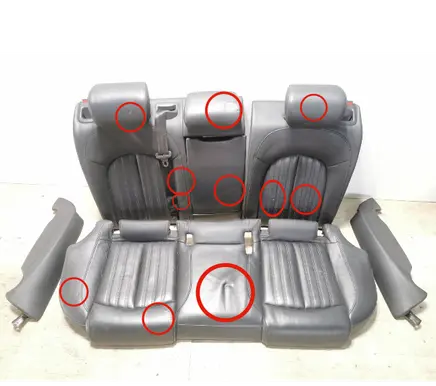 Audi A6 S6 C7 4G Rear seat 4g0857807d 306865800g48 4g085703a