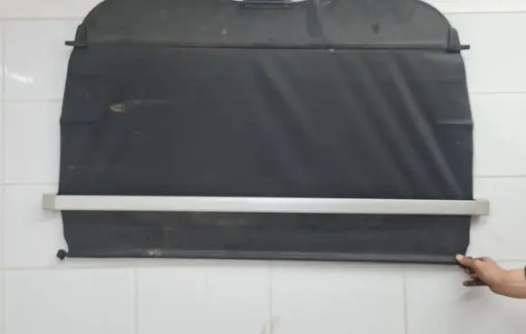 Parcel shelf load cover