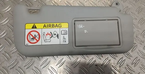 Toyota Yaris Sun visor